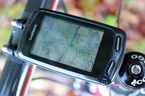 Garmin Edge 800 GPS - mounted