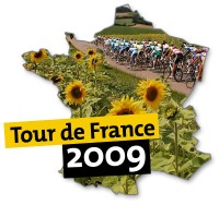 Tour de France 2009 sunflower logo