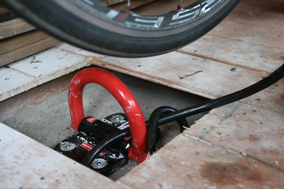 floor anchor for bike