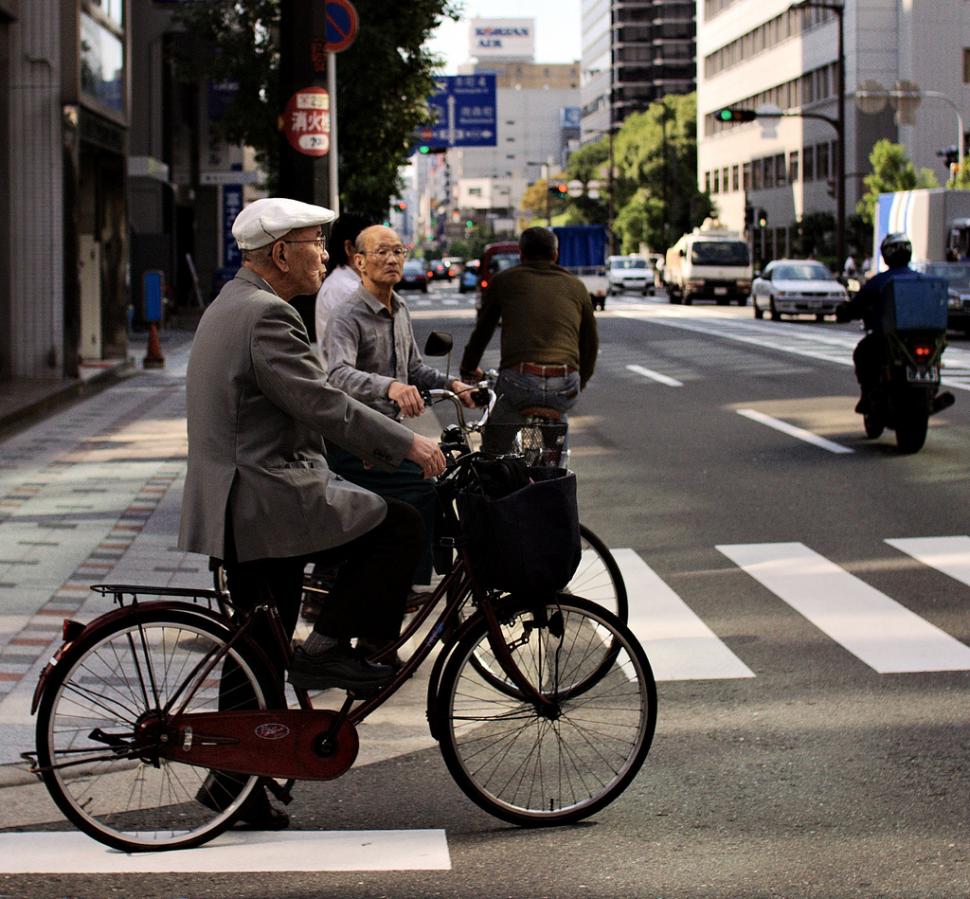 Age is no barrier to cycling - Credit JanneM via Flickr