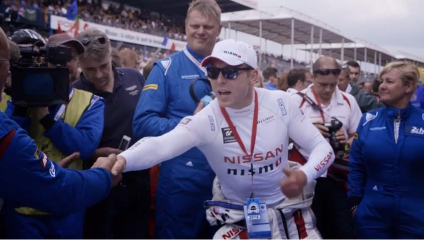 Sir Chris Hoy at 24 Hours of Le Mans 2016 (Nissan UK YouTube video still).PNG