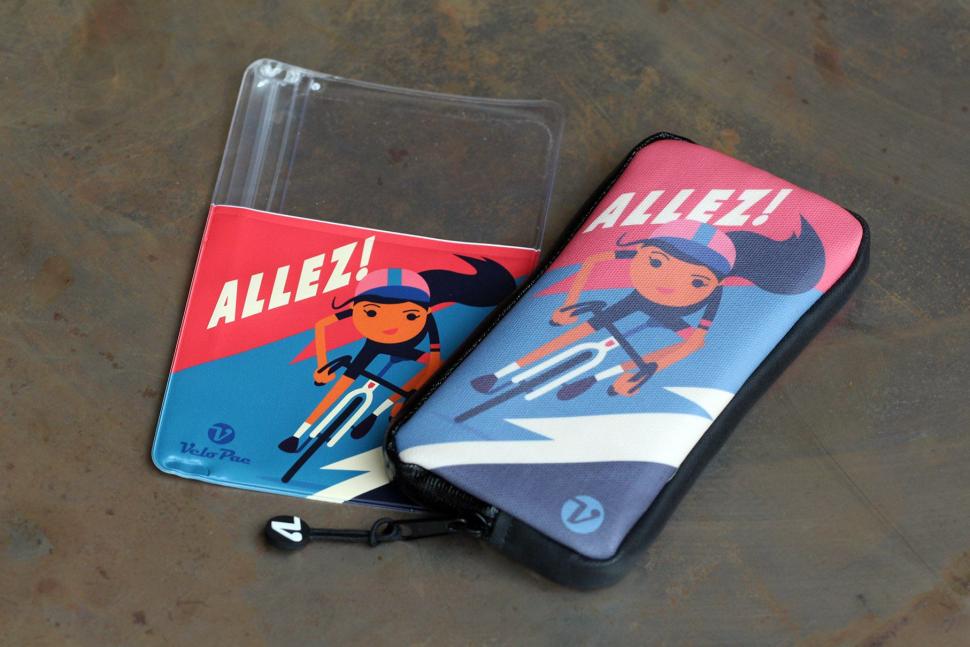 Thumbnail Credit (road.cc):  It features artwork by illustrator Spencer Wilson, with this Allez! Girl being one of a collection of five stylish bicycle-themed designs.