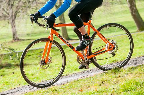 orange rx9 gravel bike