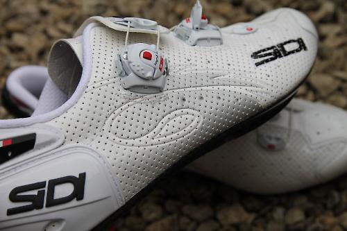 SIDI Wire Carbon Air Road Cycling Shoes Blue Sky/White