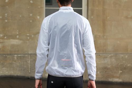 clear plastic cycling rain jacket