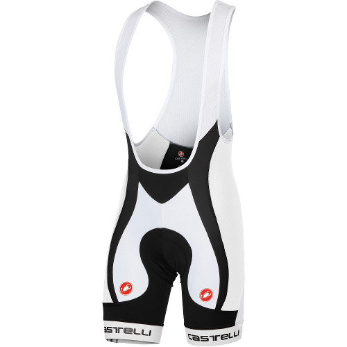 black and white cycling shorts