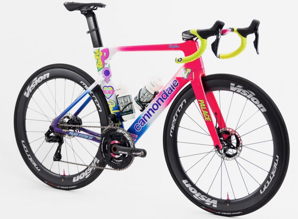 Are these Cannondale & Palace EF Education team bikes the maddest in the peloton?