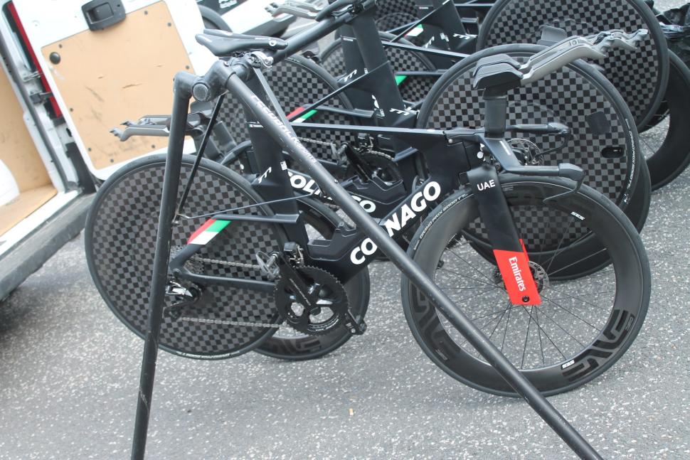 2023 Dauphine UAE Colnago TT1 TT bike Enve-AeroCoach wheels - 1