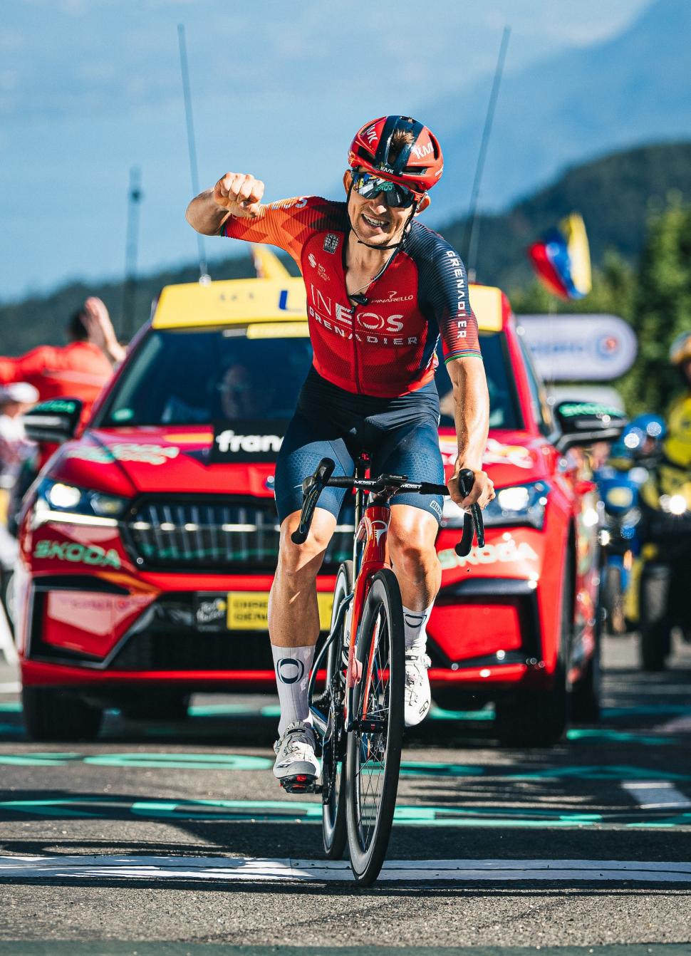 2023 Tour de France Stage 13 Michal Kwiatkowski of INEOS Grenadiers © SWpix.com (t-a Photography Hub Ltd)