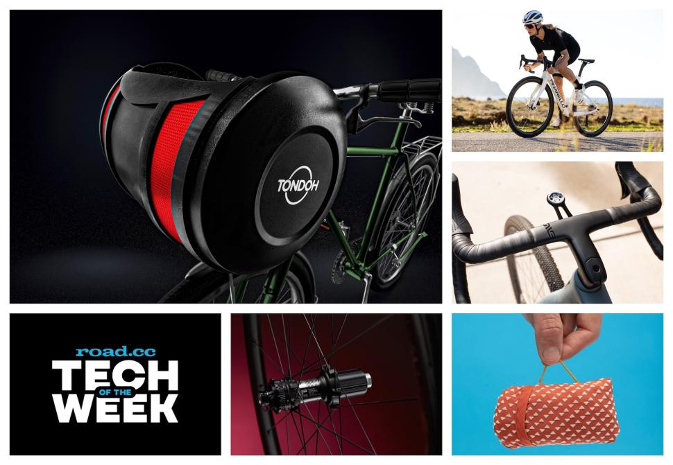 The cylindrical bike basket system that’s set to “revolutionise urban cycling”, Enve’s £1,300 handlebar/stem, super-light wheels from Fulcrum plus loads of new tech from Pinarello, Fizik, Classified, Ritchey + more