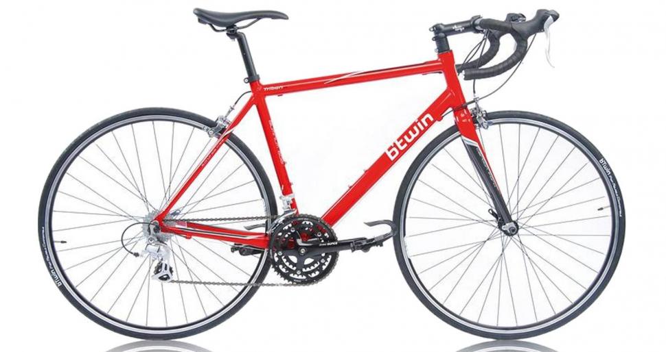btwin cycle red colour