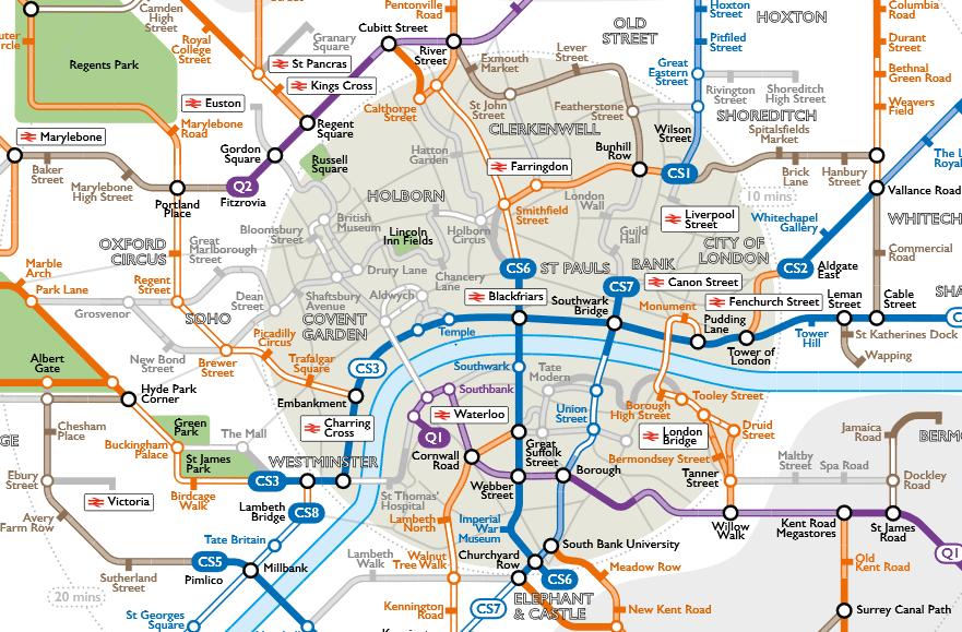 London Metro Map Pdf