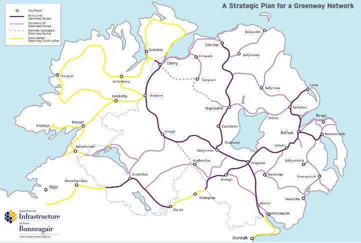 Northern Ireland unveils £150m, 1,000km, Greenway network | road.cc