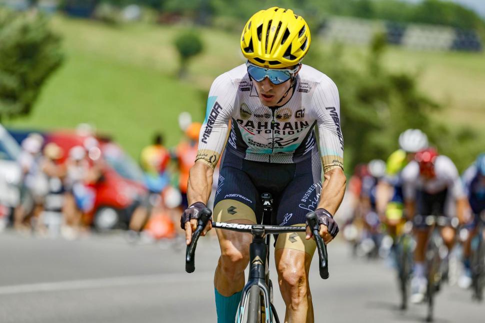 Tour de France 2023, 10th stage, Pello Bilbao, Bahrain – Victorious – photo Dion Kerckhoffs-Cor Vos-SprintCyclingAgency©2023 - 1