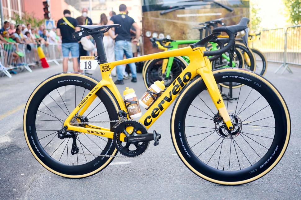 Vingegaard Cervelo S5 Tour de France Yellow Bike 3