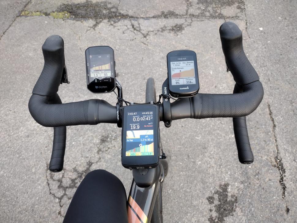 Which GPS cycle computer is best for climbing? Garmin v v Bryton road.cc