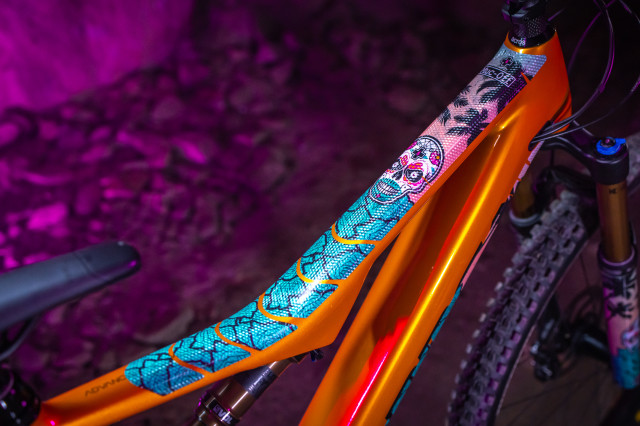 2022 Muc-Off Frame Protection Series colourful top tube
