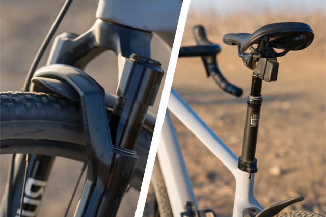 gravel bike suspension hero