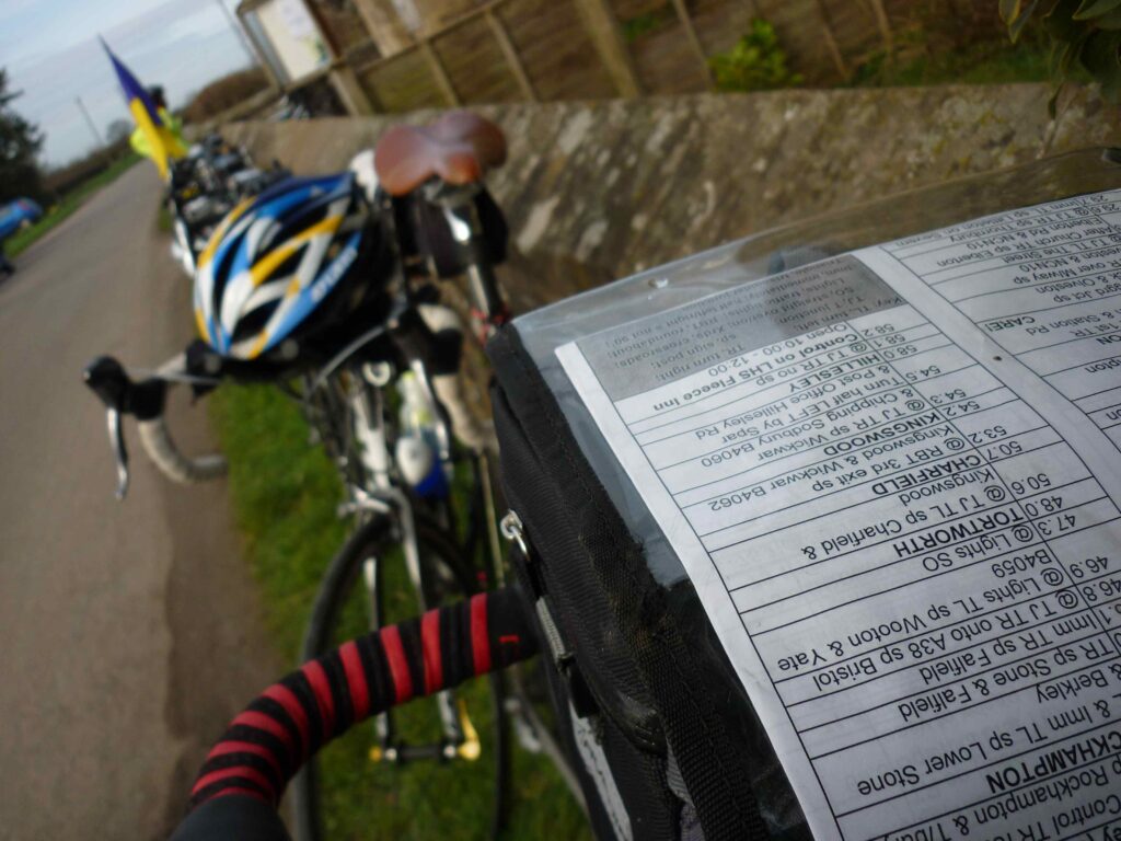 BBB Audax &ndash; route sheet on the Genesis