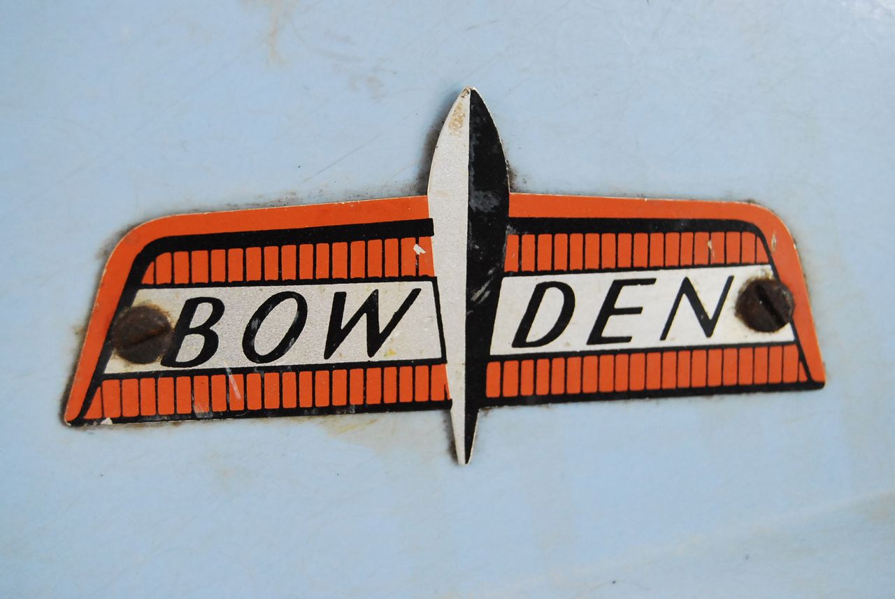 Bowden Spacelander badge (Bike Blue Classic USA)