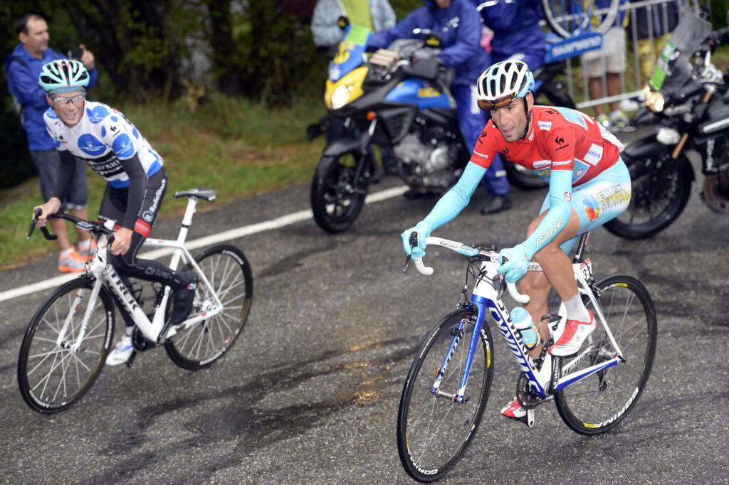 Vuelta 2013 S14 Chris Horner and Vincenzo Nibali