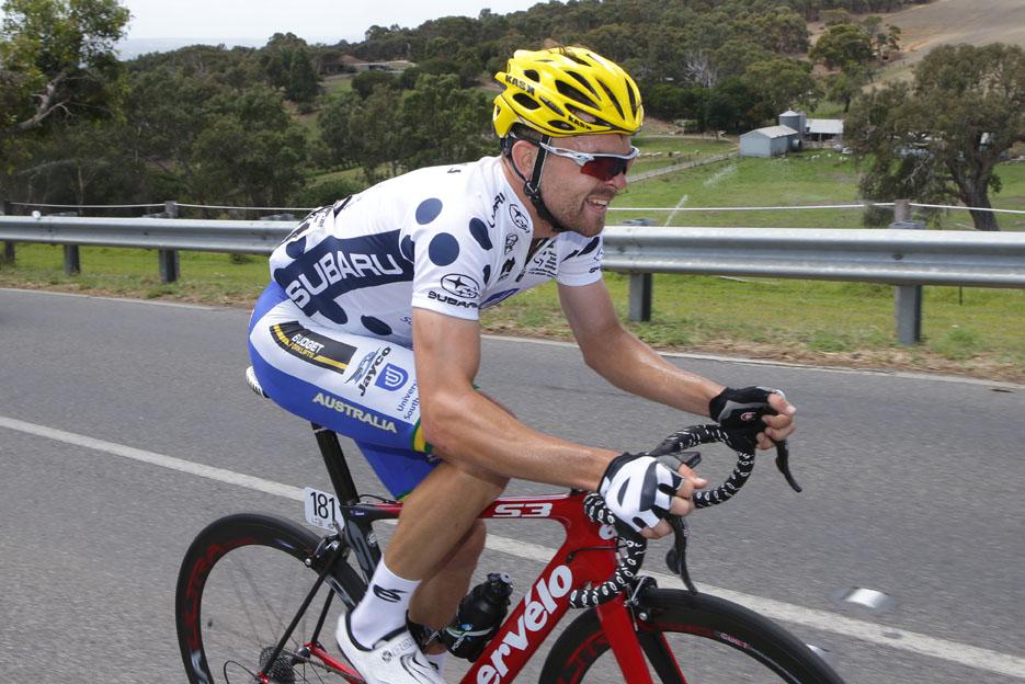 Jack Bobridge at the 2015 Santos Tour Down Under (picture credit Regallo)