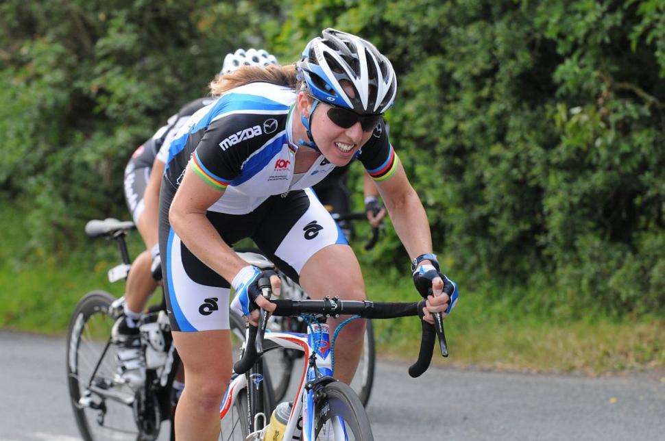 Nicole Cooke at 2010 GB road nats (copyright britishcycling.org.uk)