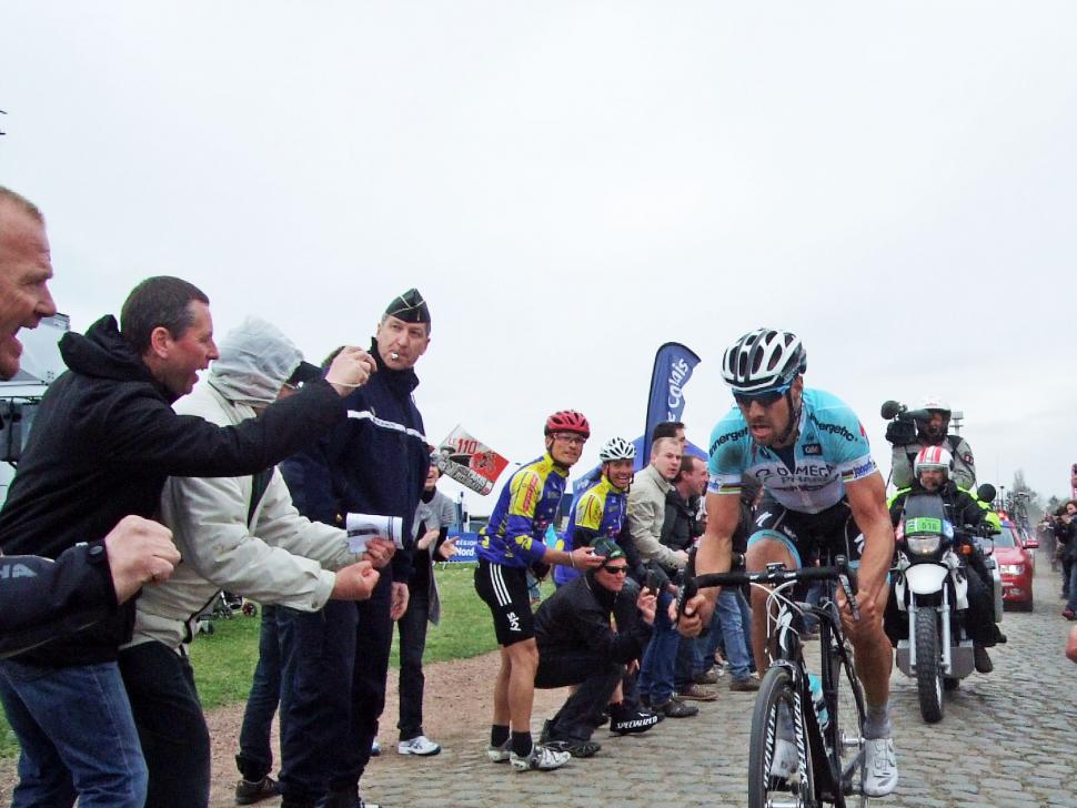 PR - Tom Boonen leads the race (&copy; Owen Rogers)